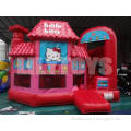 Red Color Inflatable Combos  EN14960 / EN71-2-3 With Hello